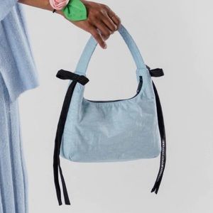 Baggu x Sandy Liang Mini Bow Bag Powder Blue